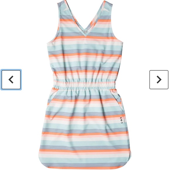 Kavu Multicolor Striped Mini Dress - Picture 1 of 2